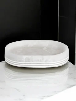 Showerdrape 5 Piece Bianco Striped Bathroom Accessories Set