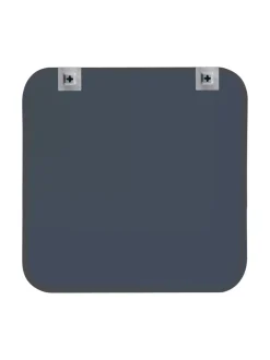 Showerdrape - Shoreditch vierkante badkamerspiegel met metalen frame