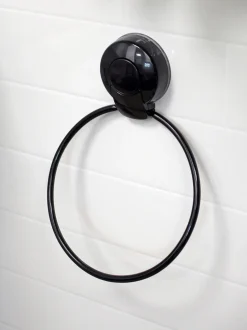 Showerdrape - Suctionloc 2-delige set met toiletrolhouder en handdoekring