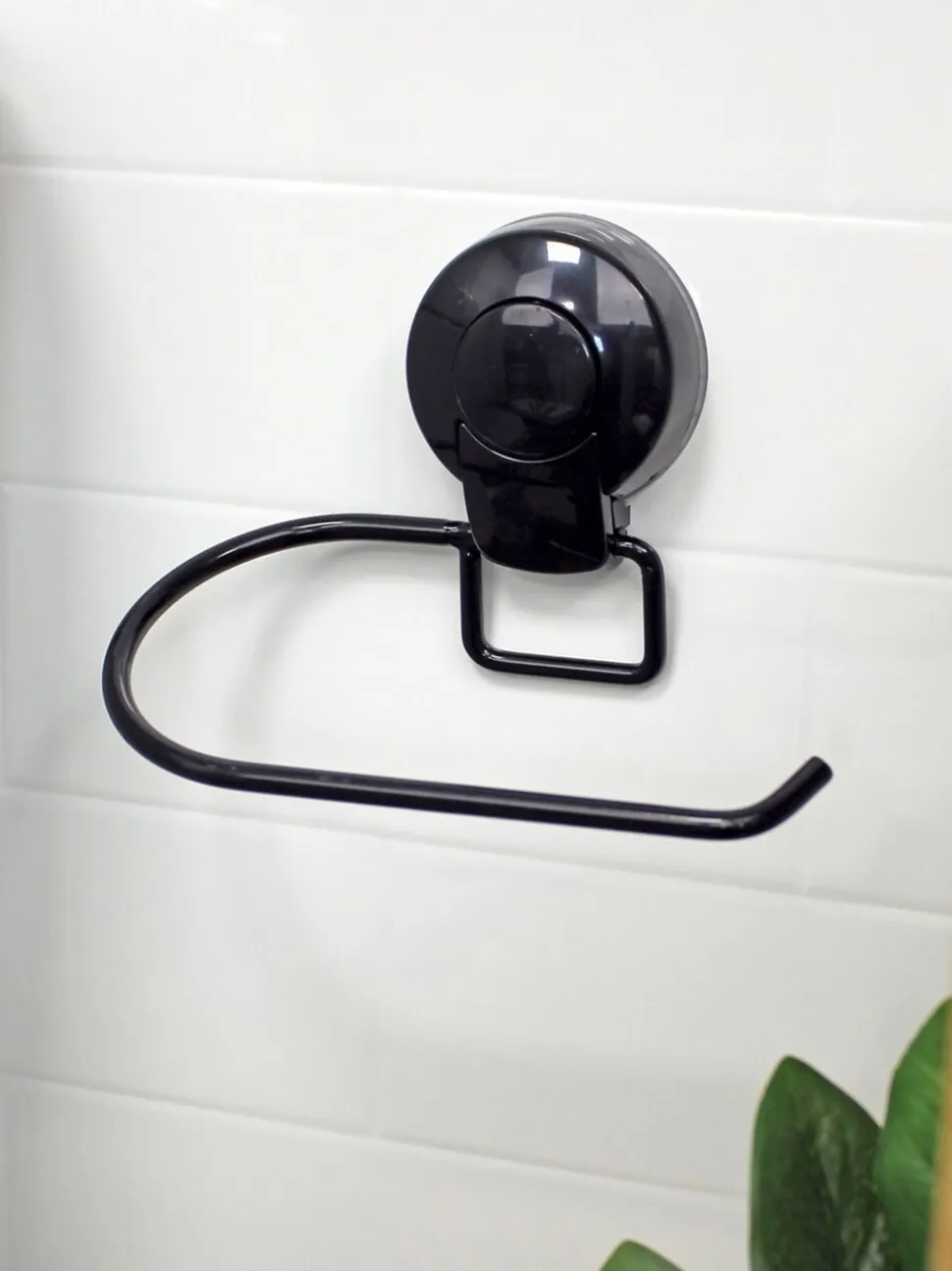 Showerdrape - Suctionloc 2-delige set met toiletrolhouder en handdoekring