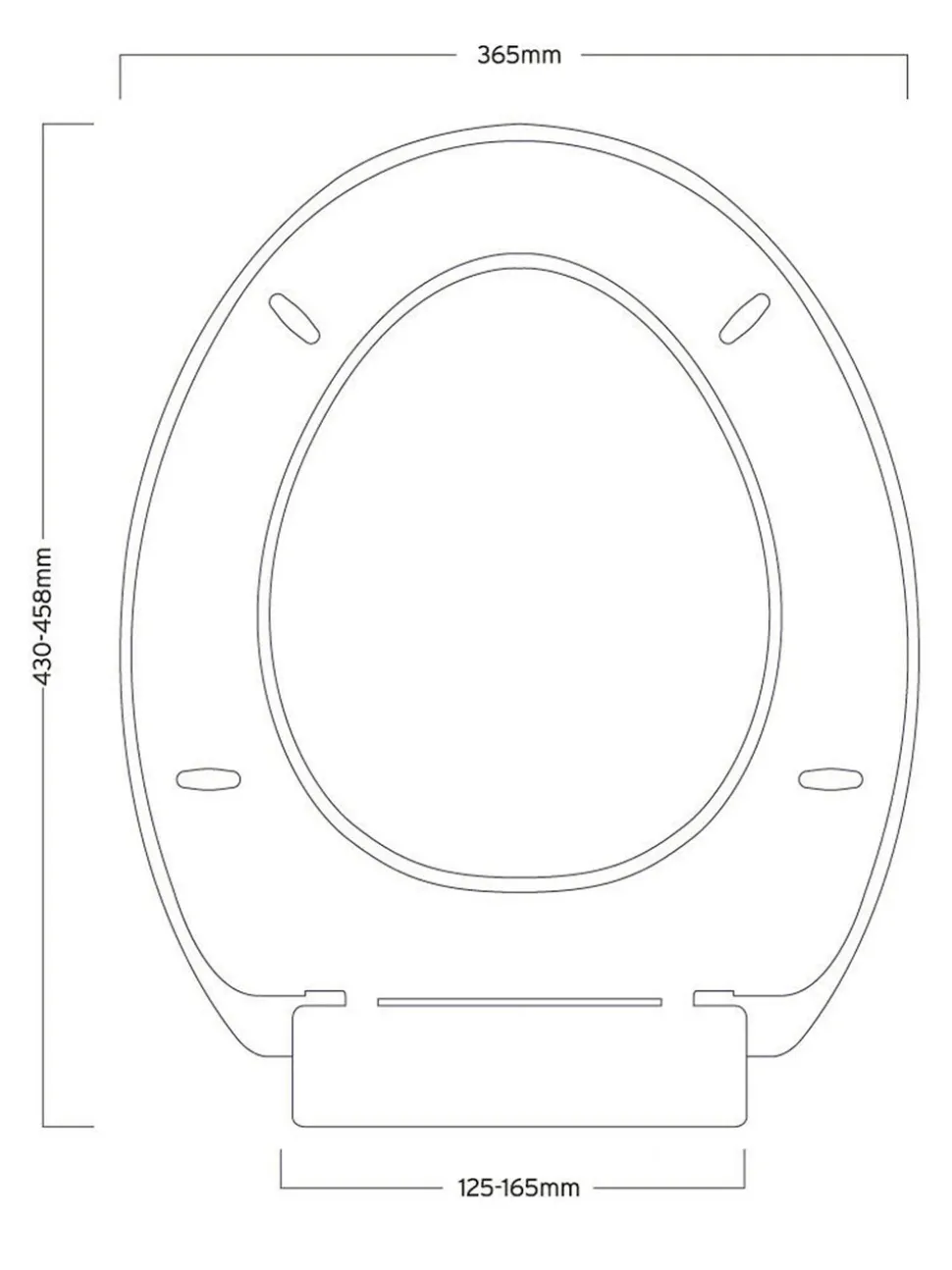 Showerdrape - Toledo toiletbril