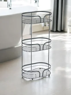 Showerdrape Dante Floor Caddy and Mini Shower Caddy Set