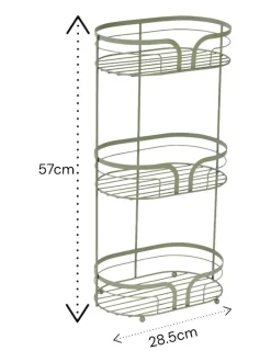 Showerdrape Dante Floor Caddy and Mini Shower Caddy Set