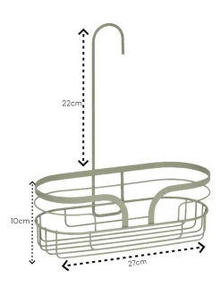 Showerdrape Dante Floor Caddy and Mini Shower Caddy Set
