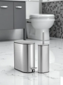 Showerdrape Fortuna 5L Soft Close Bathroom Pedal Bin and Toile Set