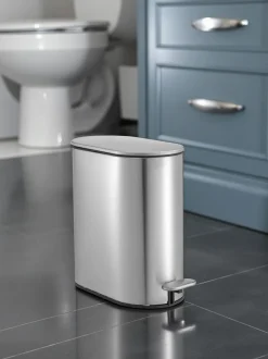 Showerdrape Fortuna 5L Soft Close Bathroom Pedal Bin and Toile Set