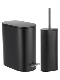 Showerdrape Fortuna 5L Soft Close Bathroom Pedal Bin and Toile Set