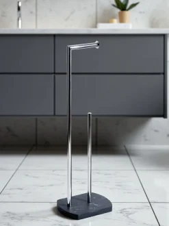 Showerdrape Octavia toiletrolhouder en rollenvoorraadhouder