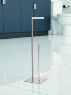 Showerdrape Stamford vrijstaande toiletrol- en reservepapierhouder