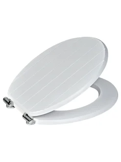 Showerdrape Suffolk Soft Close Wooden Toilet Seat