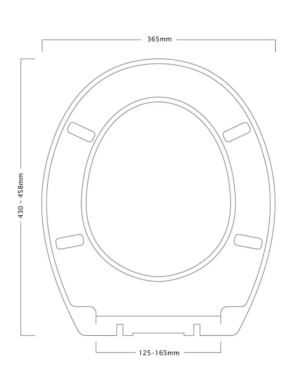 Showerdrape Suffolk Soft Close Wooden Toilet Seat