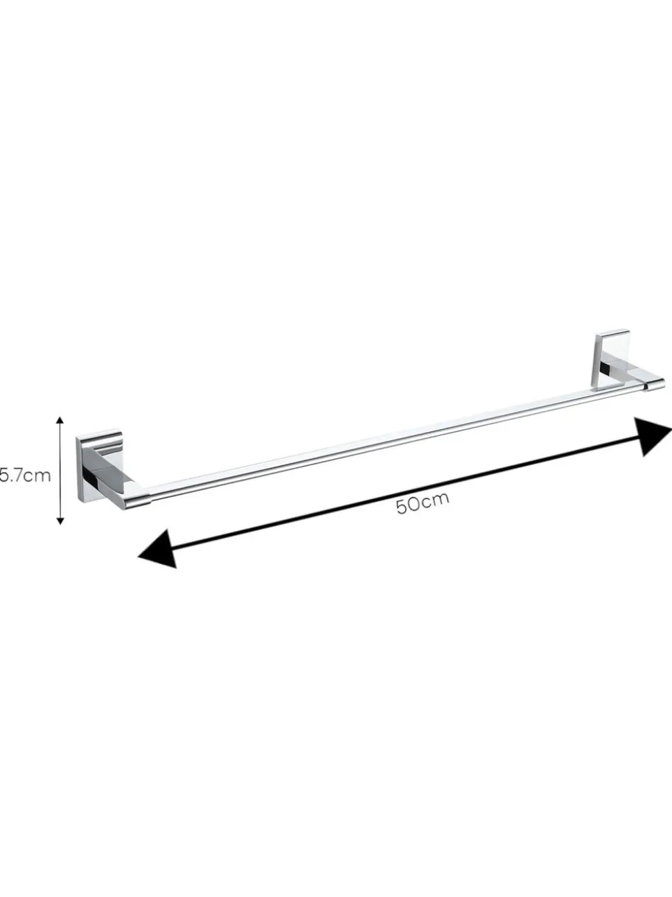 Showerdrape Unity Wall Mounted Rail Towel
