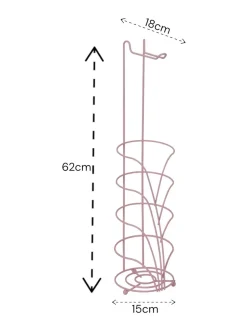 Showerdrape Vertu Toilet Roll & Spare Holder & Over Dook Hook Set