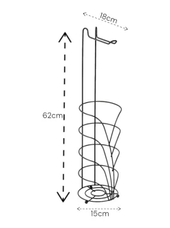 Showerdrape Vertu Toilet Roll & Spare Holder & Over Dook Hook Set