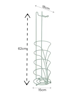Showerdrape Vertu Toilet Roll & Spare Holder & Over Dook Hook Set