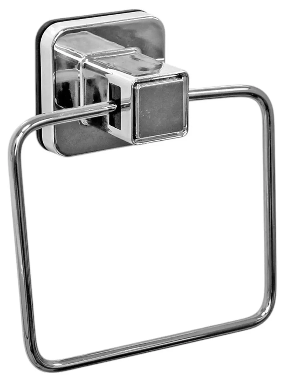 Showerdrape zuignap wandgemonteerde handdoekenring Pushloc