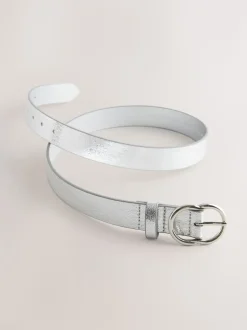 Silver Crackle - Normale PU-riem