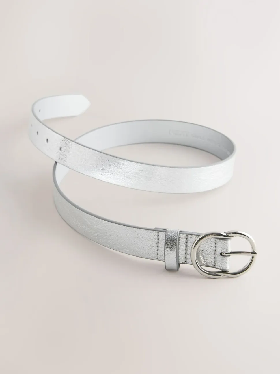 Silver Crackle - Normale PU-riem