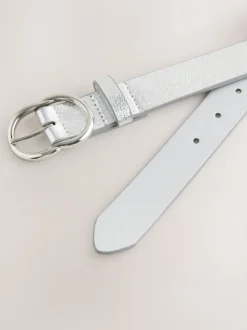 Silver Crackle - Normale PU-riem