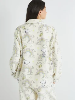 Skinnydip Peanuts x Skinnydip Snoopy Rainbow Fleece Pyjamas Set