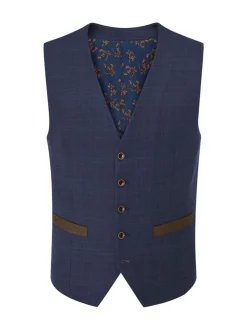 Skopes Guildford Suit Soft Touch Check Waistcoat