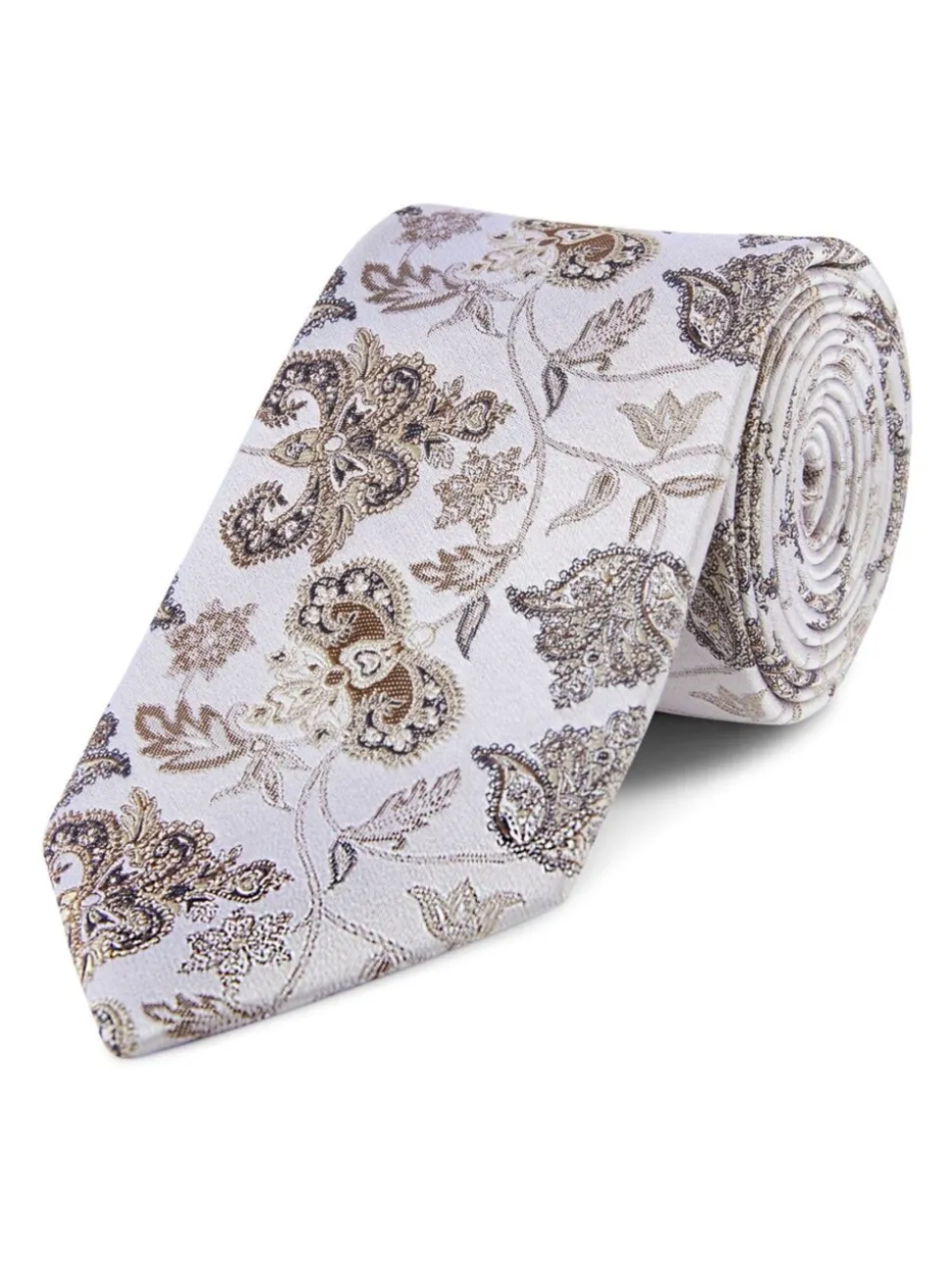 Skopes Skopes Floral Silk Tie and Pocket Squares Set