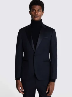 Slim Fit Smokingjasje met Notch Revers