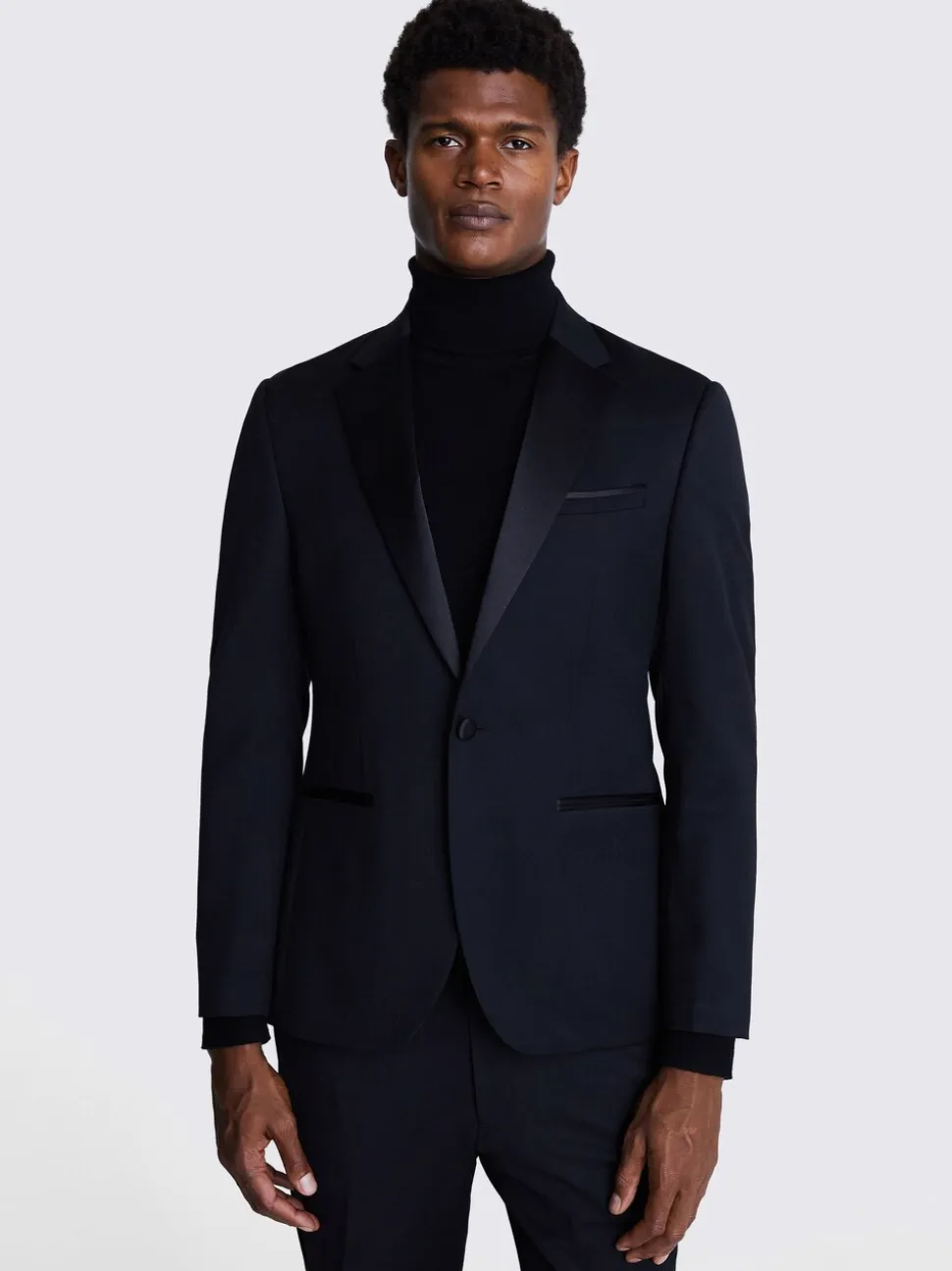 Slim Fit Smokingjasje met Notch Revers
