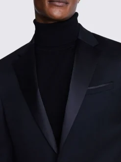 Slim Fit Smokingjasje met Notch Revers