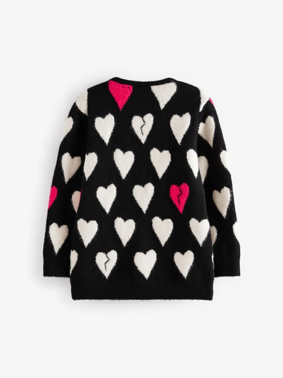 smALLSAINTS Amore Hart Meisjes Lang Gebreid Vest