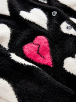 smALLSAINTS Amore Hart Meisjes Lang Gebreid Vest