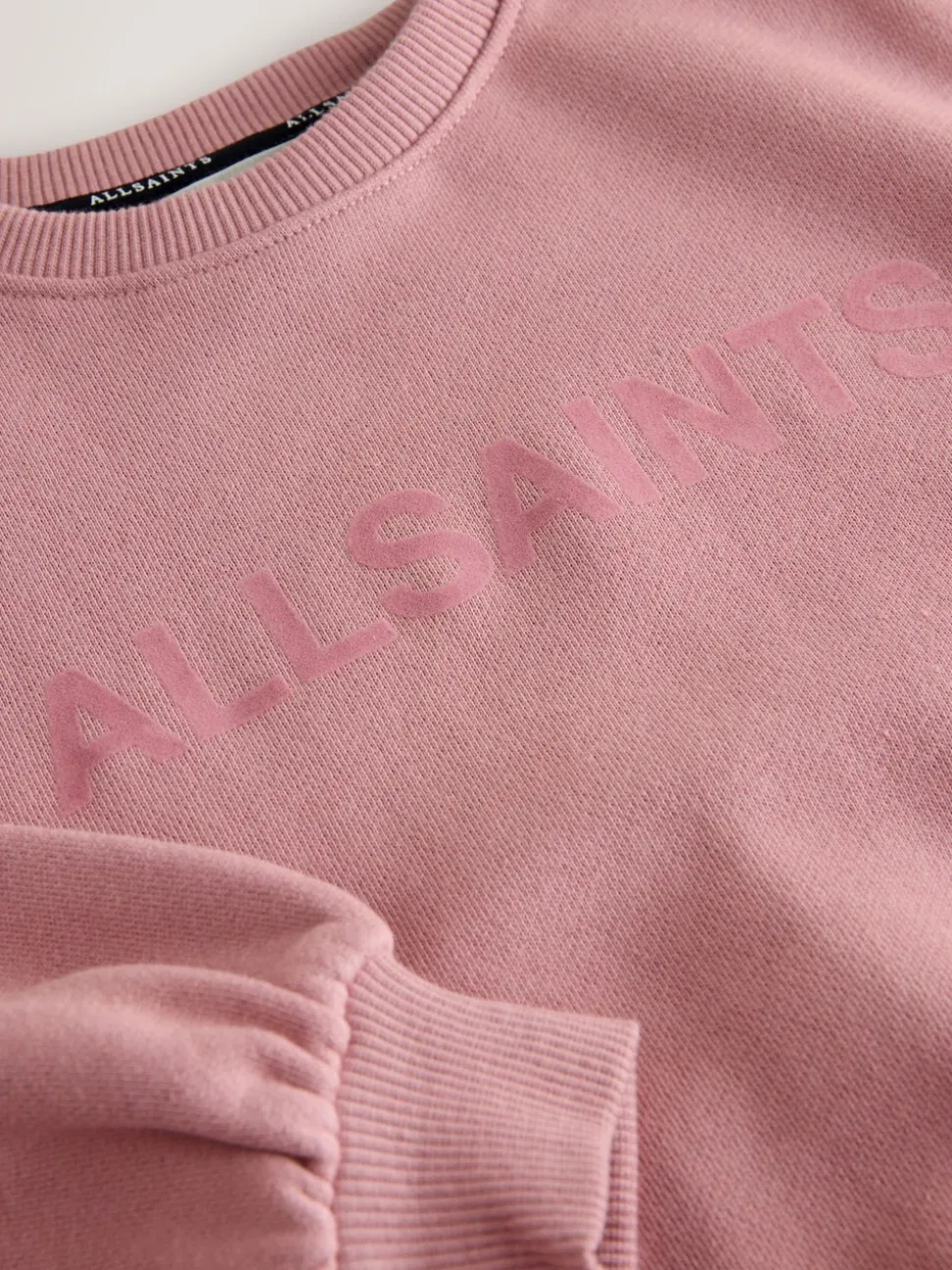 smALLSAINTS Amphia Flocked Logo Sweat Mock Dress