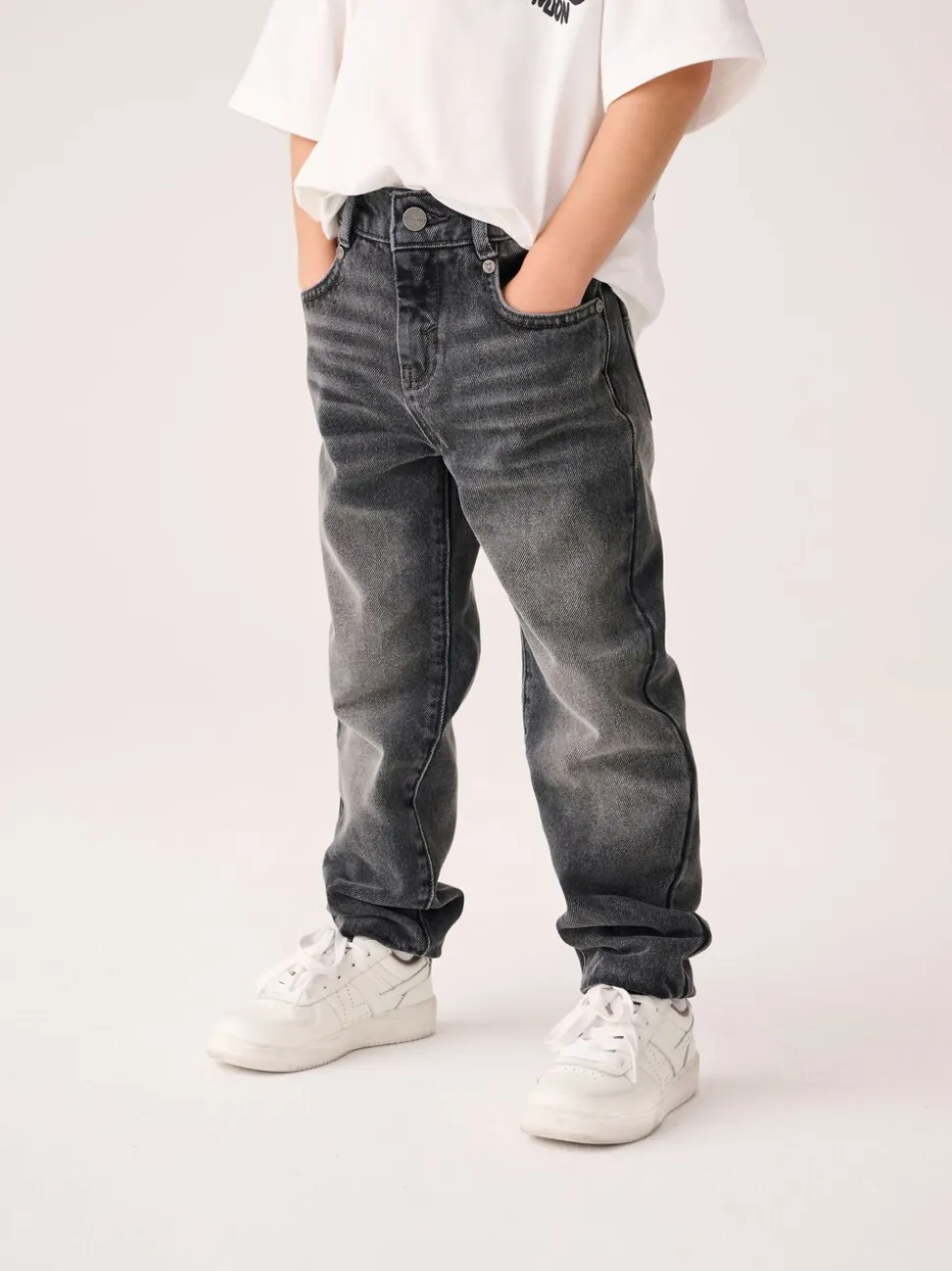 smALLSAINTS Boys Straight Fit Denim 100% Cotton Jeans