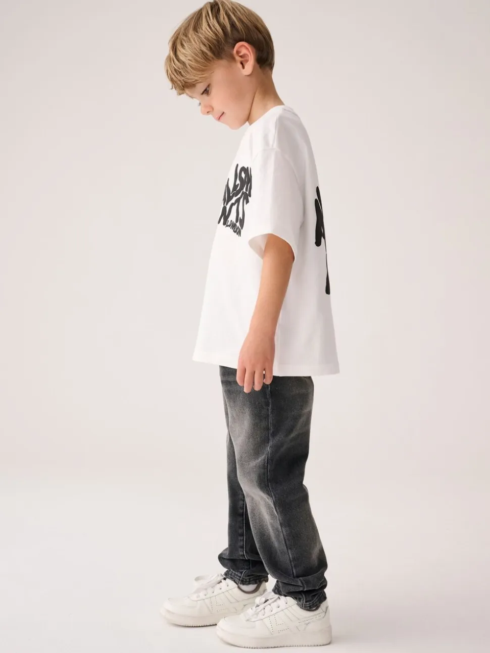 smALLSAINTS Boys Straight Fit Denim 100% Cotton Jeans