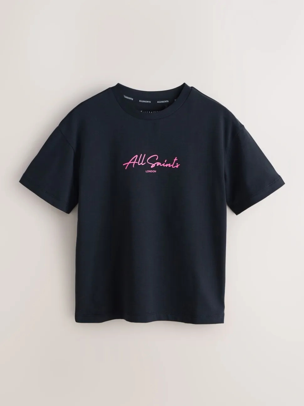 smALLSAINTS Script Logo Crew Neck Relaxed T-Shirts 3 Pack