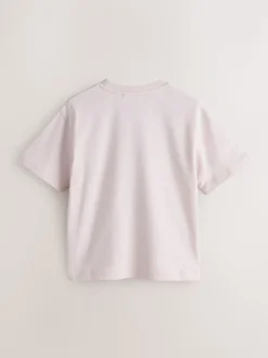 smALLSAINTS Script Logo Crew Neck Relaxed T-Shirts 3 Pack