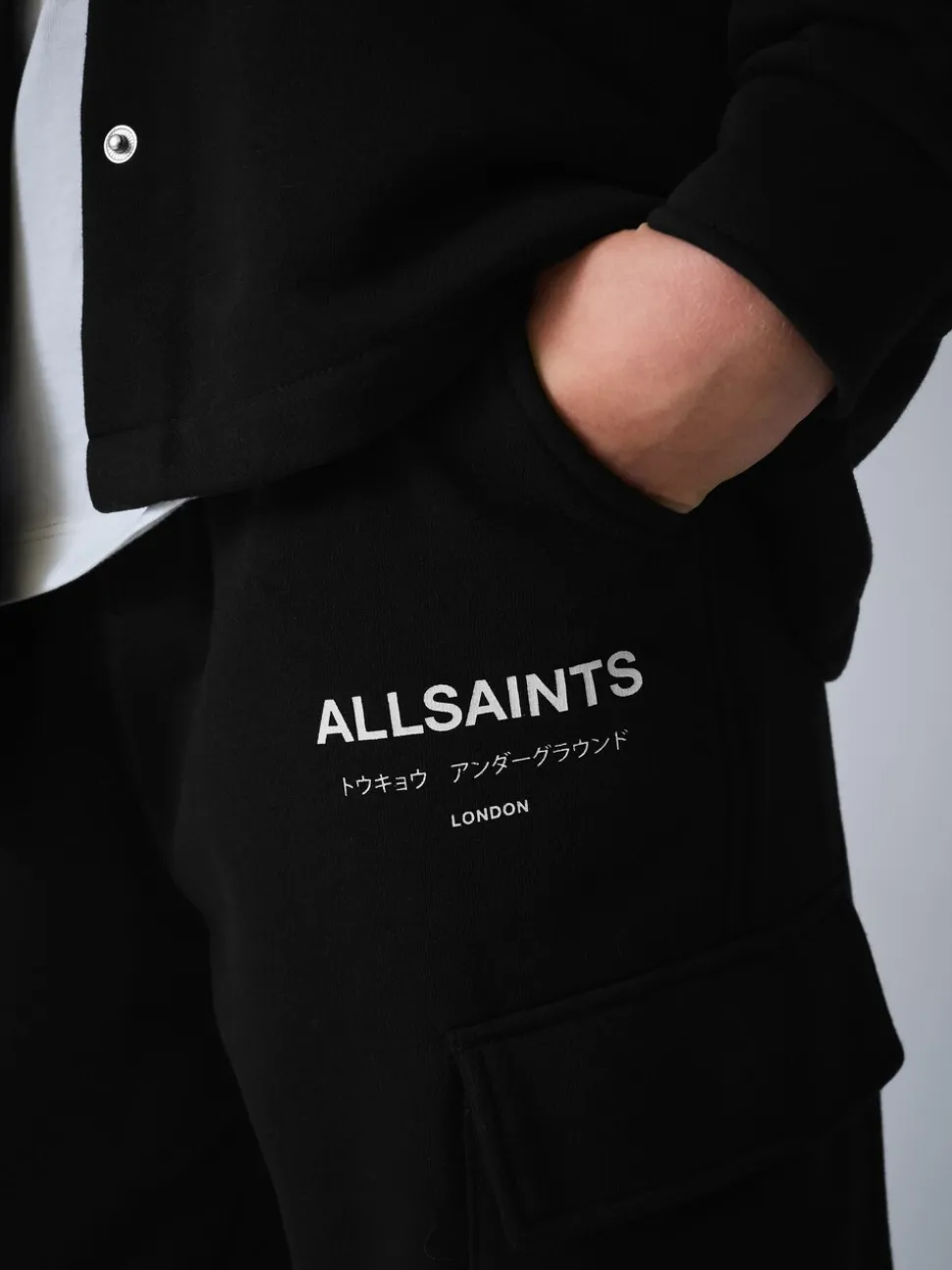 smALLSAINTS Sweat Shacket T-Shirt and Shorts 3 Piece Set