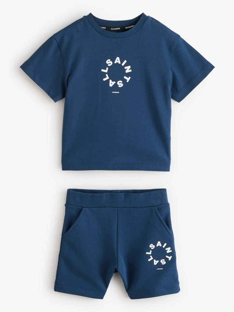 smALLSAINTS Tierra set van T-shirt en sweatshorts voor jonge jongens, van 100% katoen