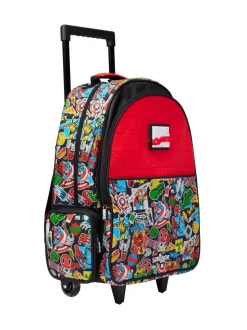 Smiggle Marvel Trolley Backpack with Light Up Wheels