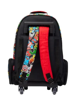 Smiggle Marvel Trolley Backpack with Light Up Wheels