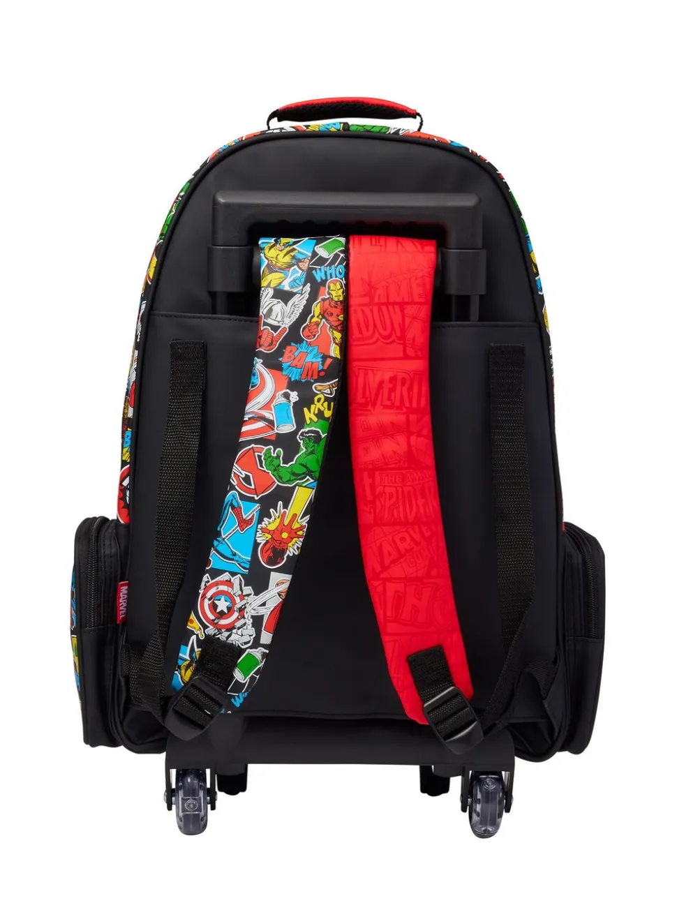 Smiggle Marvel Trolley Backpack with Light Up Wheels