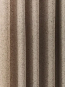 Soft Weave Linen Blend Eyelet Curtains