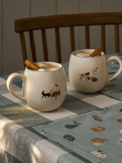 Sophie Allport Paws & Pumpkins Stoneware Mug