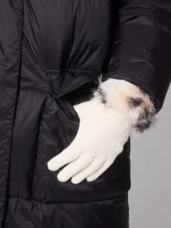 South Beach Animal Bucket Hat and Faux Fur Trim Gloves