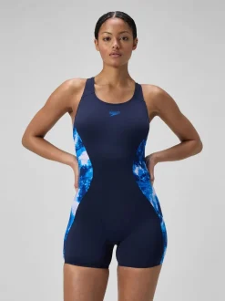 Speedo badpak met digitale print en pijpen