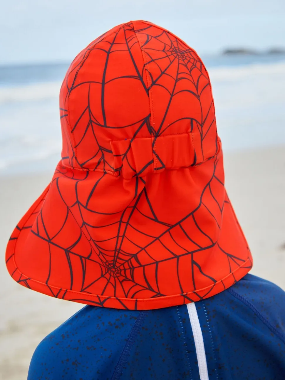 Spider-Man in rood - Legionnaire zwemhoed (3 mnd-10 jr)