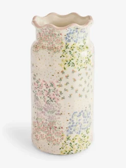 Spring Floral Ceramic Vase