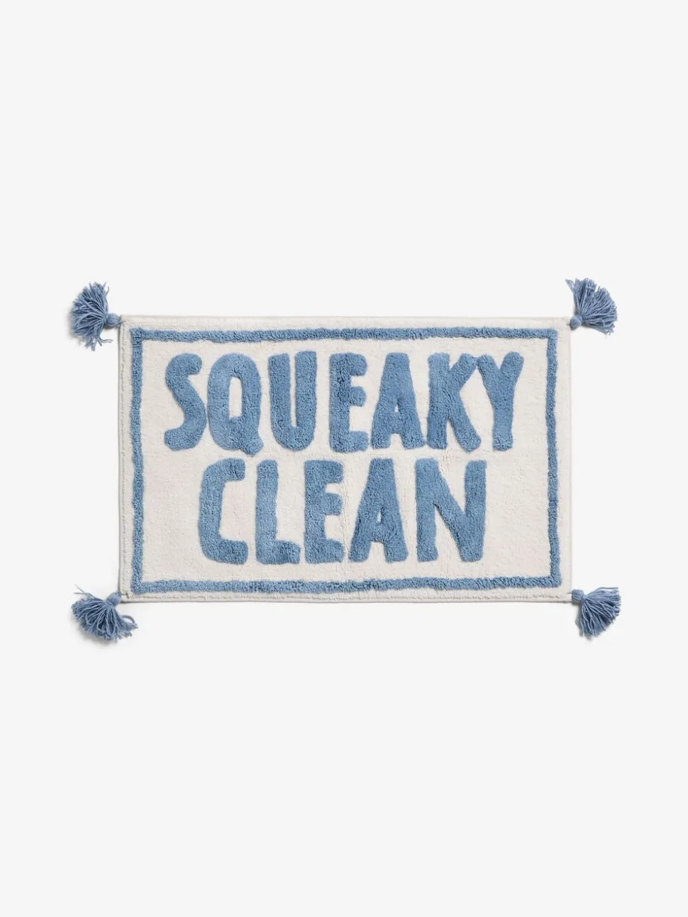 Squeaky Clean Slogan Bath Mat