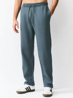 Staalblauw - Straight fit - Relaxed Fit Brushback Heavyweight Joggers