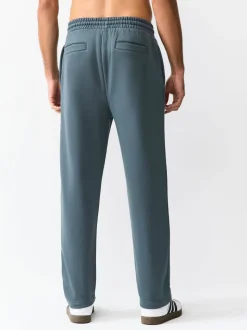 Staalblauw - Straight fit - Relaxed Fit Brushback Heavyweight Joggers